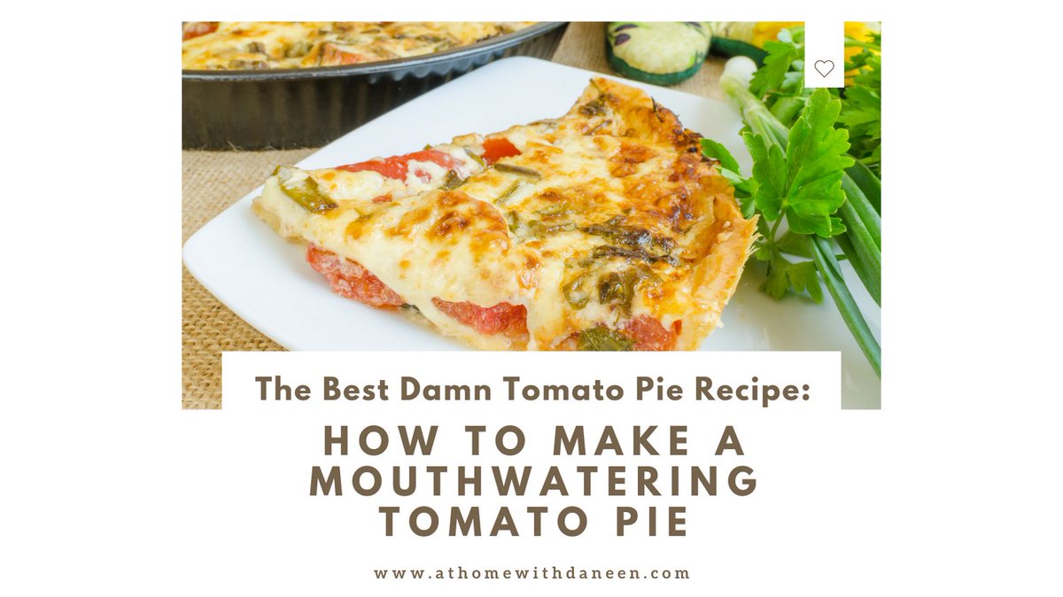 Juicy ripe tomatoes, fresh basil, three ooey gooey cheeses—our recipe for baked tomato pie is the best you’ll ever eat! 👉 bit.ly/46G2CcY

#tomatoepie #tomatorecipes #tomatoes #vegetarianrecipes #athomewithdaneen #foodblogger #cheeserecipes #cheesepie