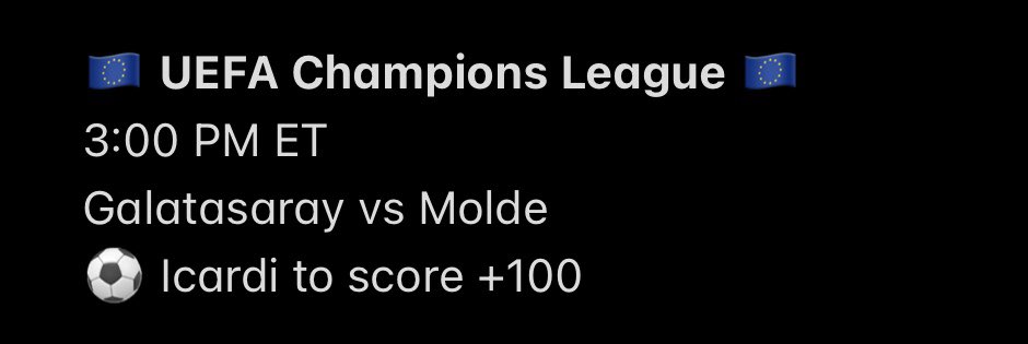 8/29 ⚽️ PUBLIC PICK
———
The Argentine has scored four goals in Gala’s L3 games - scorin’ three of those at home. 

I expect Mauro to get on the scoresheet again today. 

Let’s eat. 
———
BOL tailin’ or fadin’. 🧙‍♂️

#GamblingX