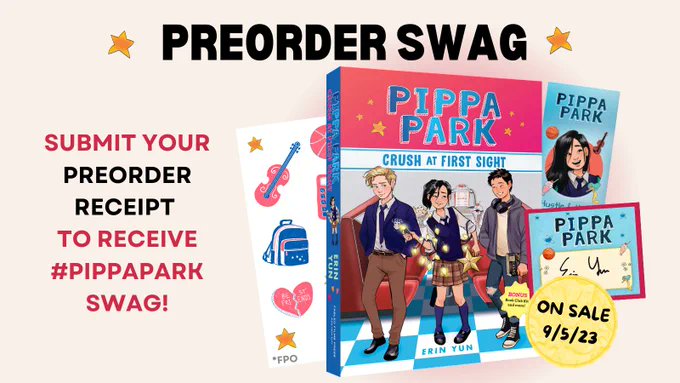 What's that? Pippa Park Crush at First Sight releases in PB soon? And wait, if you upload your preorder receipt you get FREE swag (stickers, bookmarks, etc)? Pinch me! (Then fill out this form: bit.ly/3OdfX3R)
Offer ends 9/12/2023. Open to US residents 18+ <a href="/fabled_films/">Fabled Films Press</a>