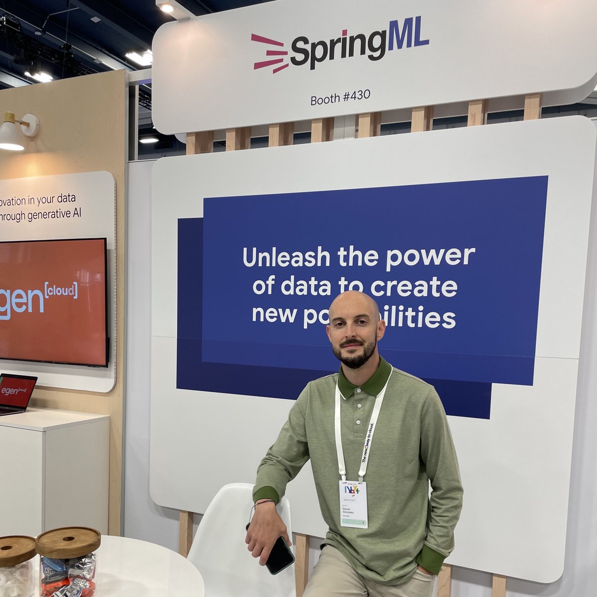 egeninc's tweet photo. Google Cloud Next 2023 has started! Join Egen at Booth 430 as we unleash the power of cloud, data, AI, and platforms to bridge technology and human empowerment. Visit our booth today!

#GoogleCloudNext #GoogleCloudPartner https://t.co/C8uGlizpf5
