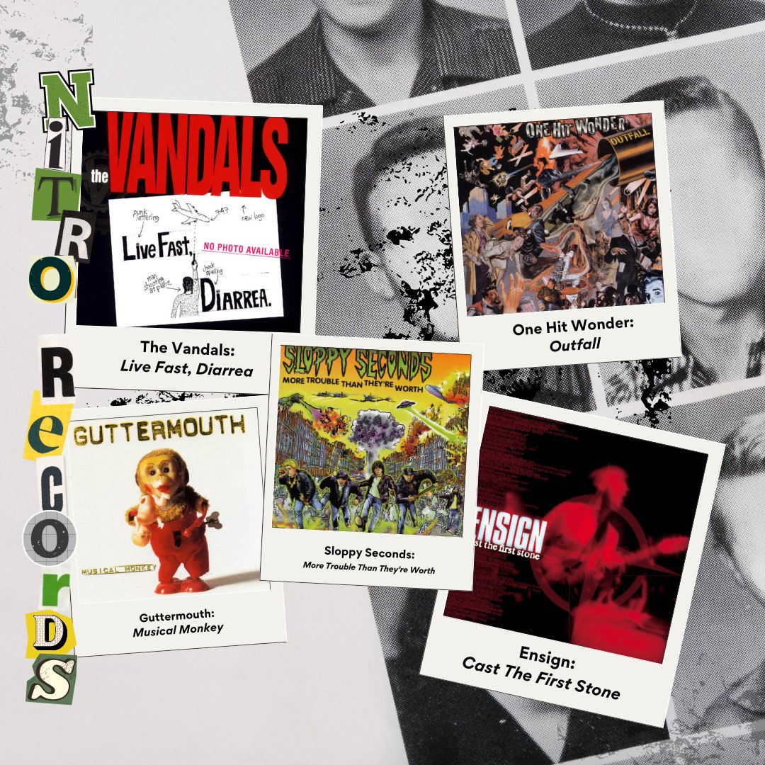 nitrorecords's tweet photo. It's back to school time! What #NitroRecords album did you spend your school years listening to? Tag us in your fave LP today! Listen: https://t.co/F9GlhPzZDd

#NationalSchoolPictureDay #TheVandals #Outfall #SloppySeconds #Guttermouth #Ensign https://t.co/VrS20jsKd4