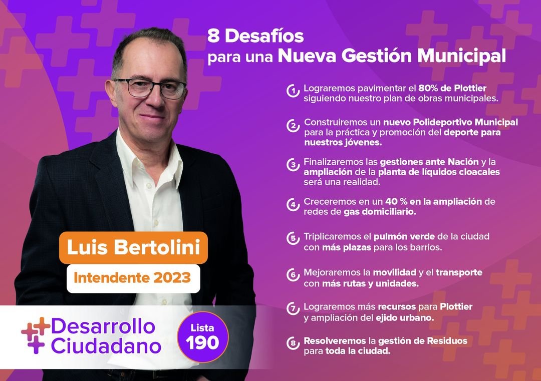 LuisBertoliniok's tweet photo. 🟠🟣 8 Desafios para una Nueva Gestión Municipal
#BertoliniIntendente #DesarrolloCiudadano #Lista190 https://t.co/Vl9C9mAxYi