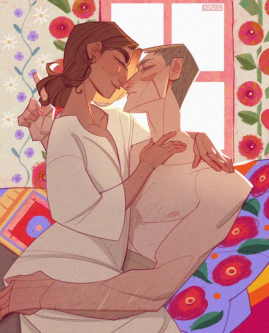 2020/2023i'm not afraid to draw couples doing couple things anymore, yay!  