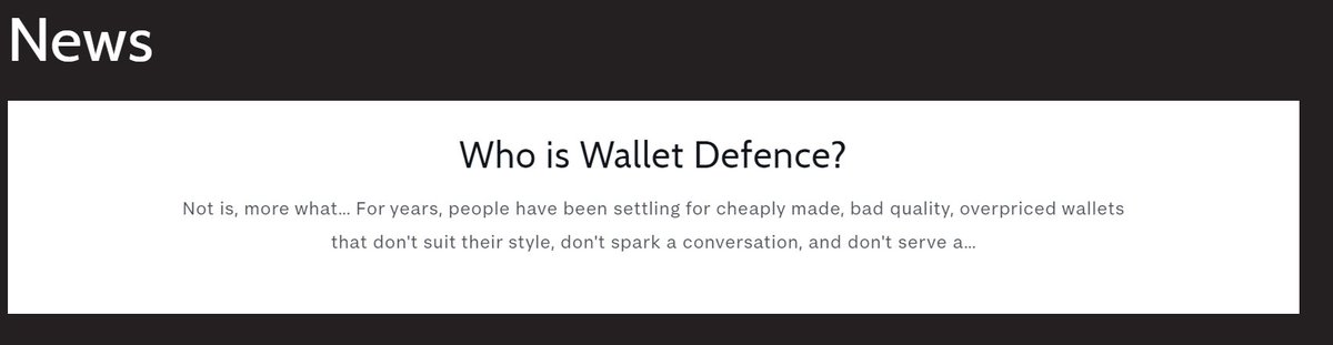 Wallet Defence tweet media