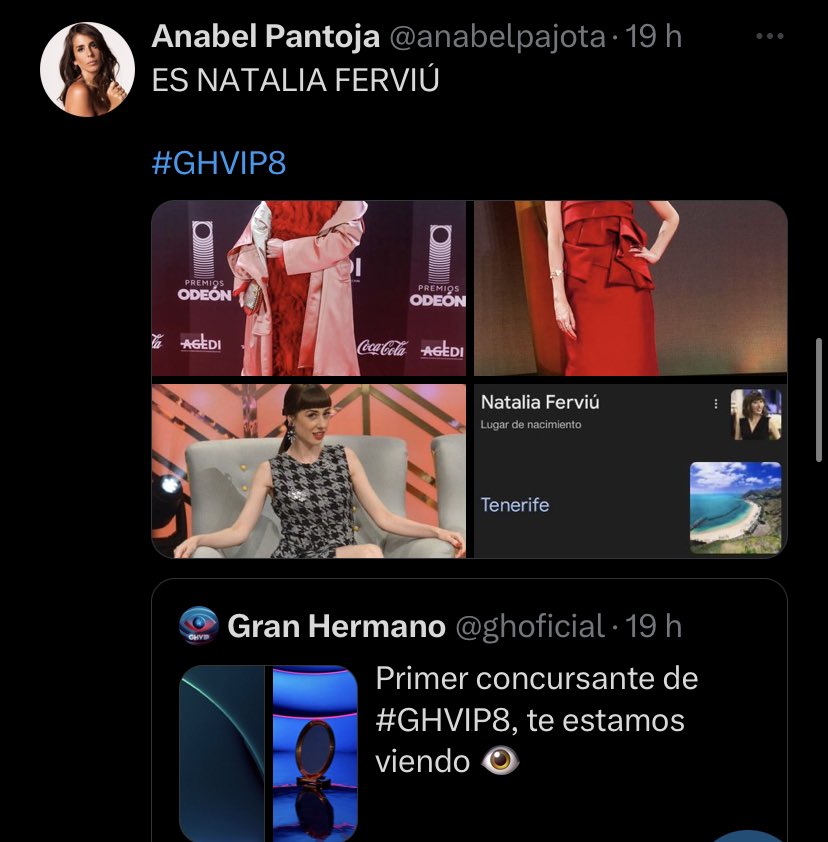 Pero claro, luego solo he dicho yo el nombre 🫵🏼