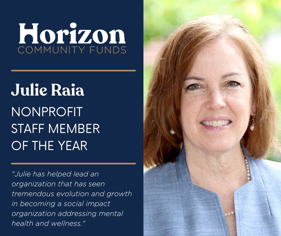 Horizon Community Funds (@horizoncfnky) on Twitter photo Horizon Nonprofit Awards Spotlight: Julie Raia is Chief Strategy Officer for <a href="/CHNK_1882/">CHNK Behavioral Health</a>. Her responsibilities focus on ensuring alignment and advancement of organizational goals. Join us on 9/25 to celebrate our awardees! Learn more t.ly/F3zWE Horizon Nonprofit Awards Spotlight: Julie Raia is Chief Strategy Officer for <a href="/CHNK_1882/">CHNK Behavioral Health</a>. Her responsibilities focus on ensuring alignment and advancement of organizational goals. Join us on 9/25 to celebrate our awardees! Learn more t.ly/F3zWE