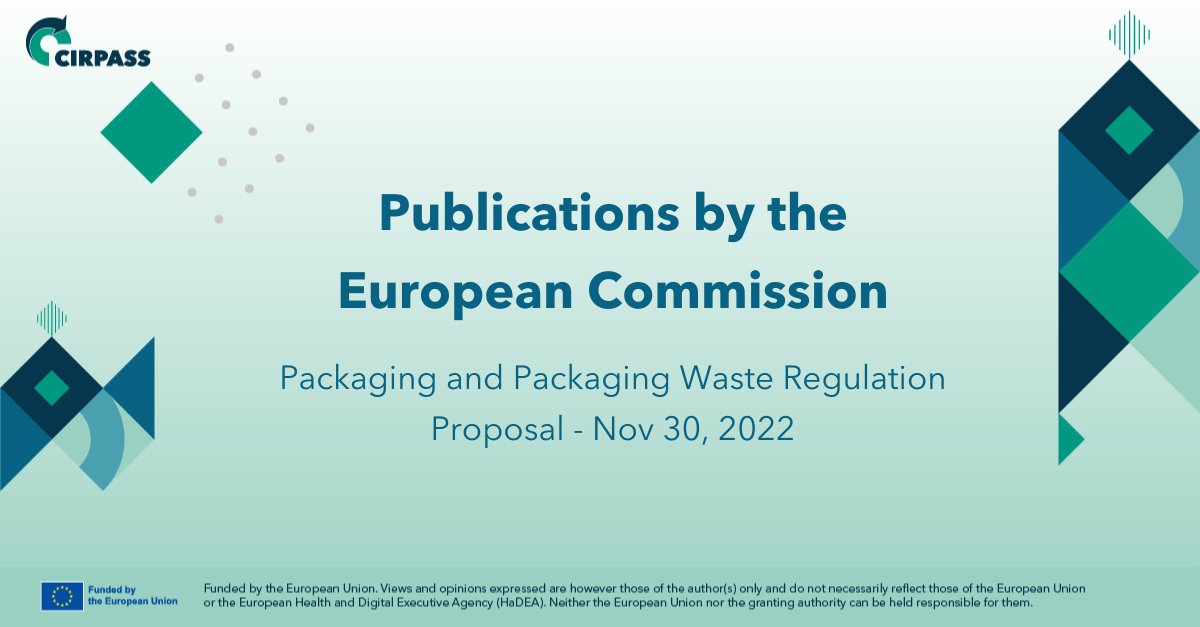 cirpass2_dpp's tweet photo. Are you familiar with the EC's Packaging and Packaging Waste Regulation Proposal?
👀Read all about it >> https://t.co/JUqqyJn0Ru

#cirpass #sustainability #circulareconomy #wastemanagement #wastemanagementsolutions https://t.co/86l4gJzSZn