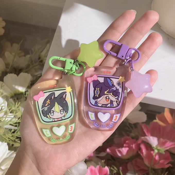 My #genshinimpact mobile phone charms  