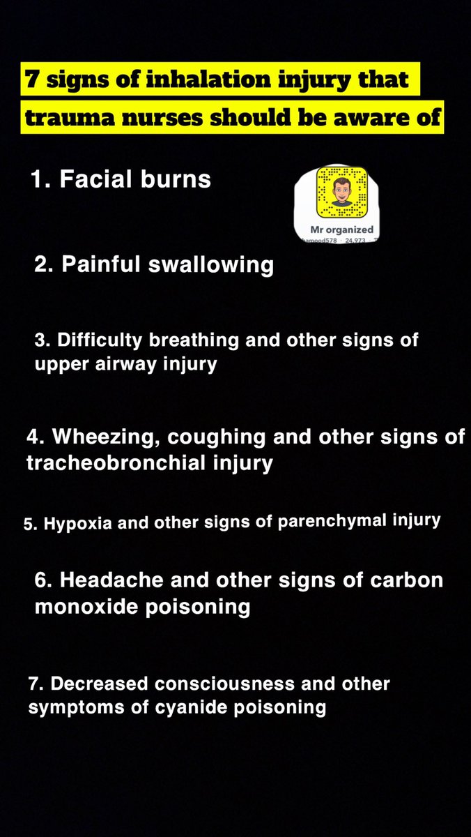 hamood578's tweet image. #معلومه #ernursing 
٧ علامات لابد يكون واعي لها ممرض الطواريء في حالات ال burn