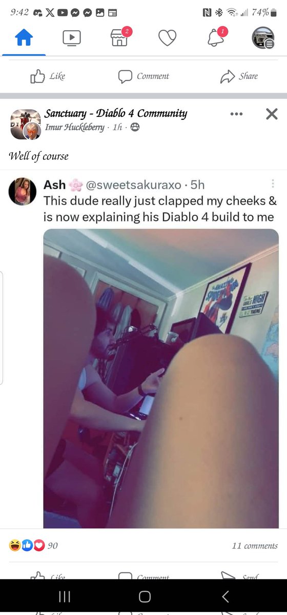 _lumpy1313's tweet photo. @sweetsakuraxo Lol just got on Facebook and this was first thing I saw https://t.co/rd09tkMGPf