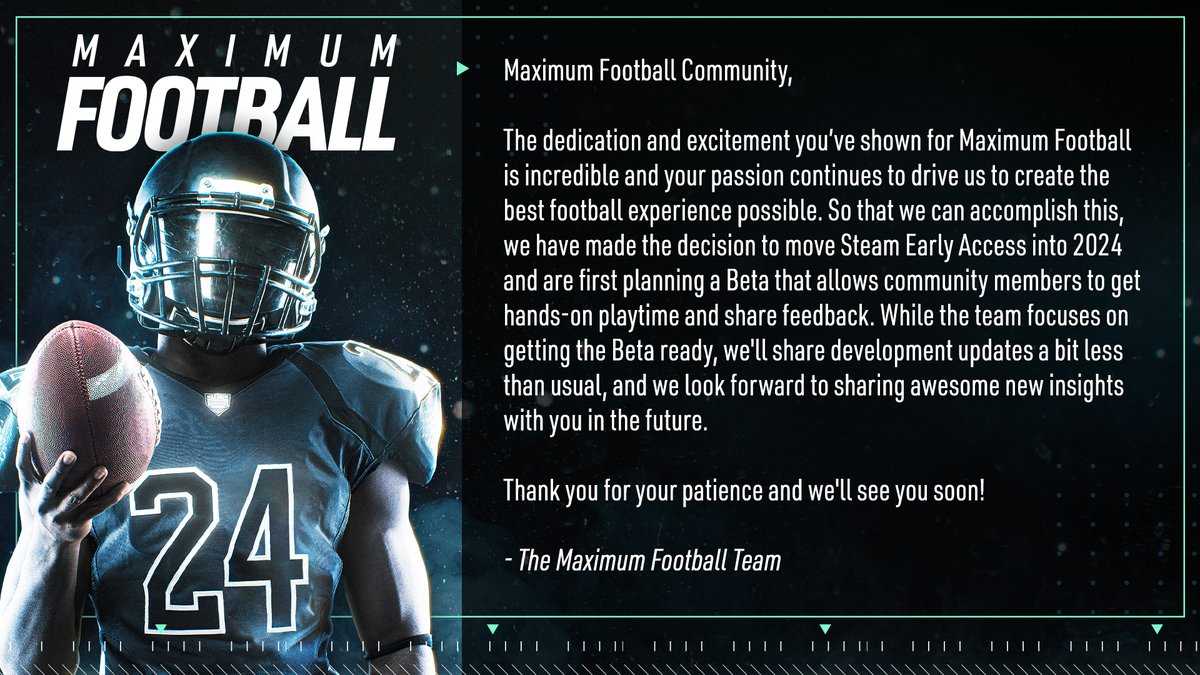Maximum Football tweet media