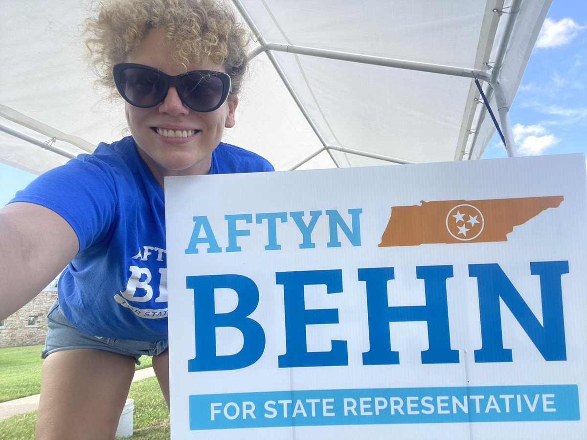 C’mon down to the Madison Library today and vote for @AftynBehn for TN HD51! TN has the lowest voter turnout in the country. YOU have the power to change that! Get out here and do your civic duty that will take less than 5 minutes. #TNLeg #aftynbehn #Nashville