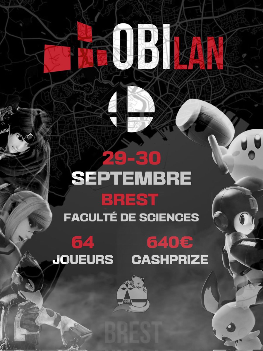 L'Obilan a Brest se remplit au fur et à mesure, prenez part au plus grand tournoi de Brest ⚓

Inscriptions sur le start gg ET sur le site de l'obilan (paiement sur place le jour même)

-64 slots
-640€ de cashprize
- 10€ de buy-in

Liens ⬇️⬇️⬇️
