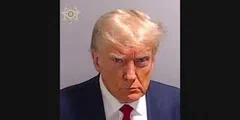 Ahairleft1's tweet photo. Deflection and lies are two of Trump's strengths.  
Trump's mug shot looks like one of a confused dementia patient. https://t.co/6rrVPTh4m2