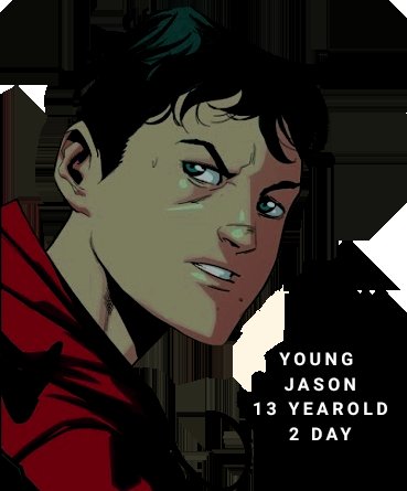 [ A ]

— 𝐒𝐄𝐑𝐕𝐈𝐂𝐄 03 :
[ เจสันช่วงวัยก่อนเป็นโรบิ้น 2 วัน ]

IMG /: BATMAN : Arkham knight genesis

`` GET AWAY FROM ME , A**HOLE!``