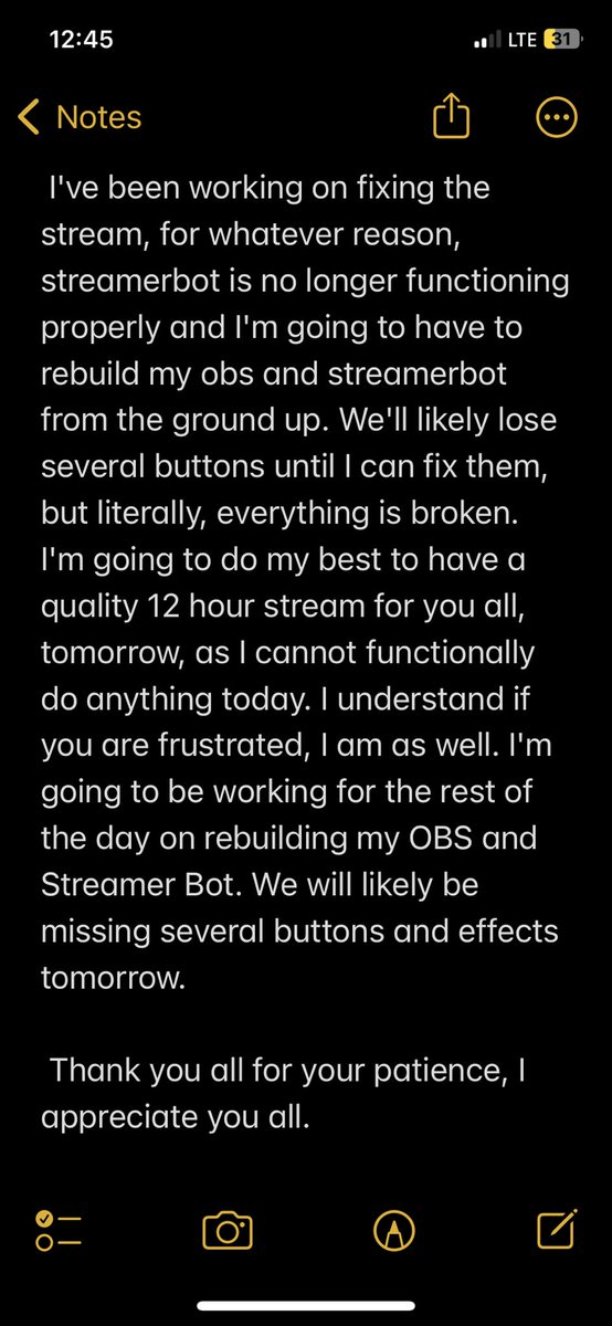 MaesInSpace's tweet image. Update on the 12 Hour Stream: