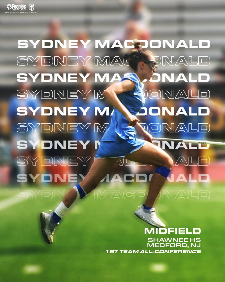 Let’s give a warm Rhody welcome to Sydney MacDonald 🤗🐏👏

Medford, N.J. ➡️ Kingston, R.I. 🌊

🌟Fun fact: Sydney is related to the 10th US president, John Tyler 😎
