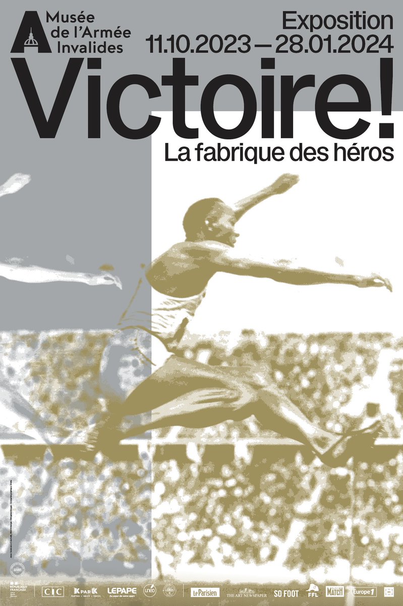 [Nouvelle exposition - #Victoire] Dès le 11/10, le Musée organise une exposition sur la notion de la victoire : de sa célébration à sa commémoration, en passant par sa mise en scène, son inscription dans les mémoires.
Infos (réservations prochainement) : urlz.fr/nbJE