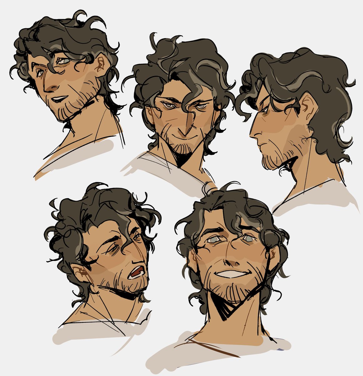Reposting this expression sheet because I love him
