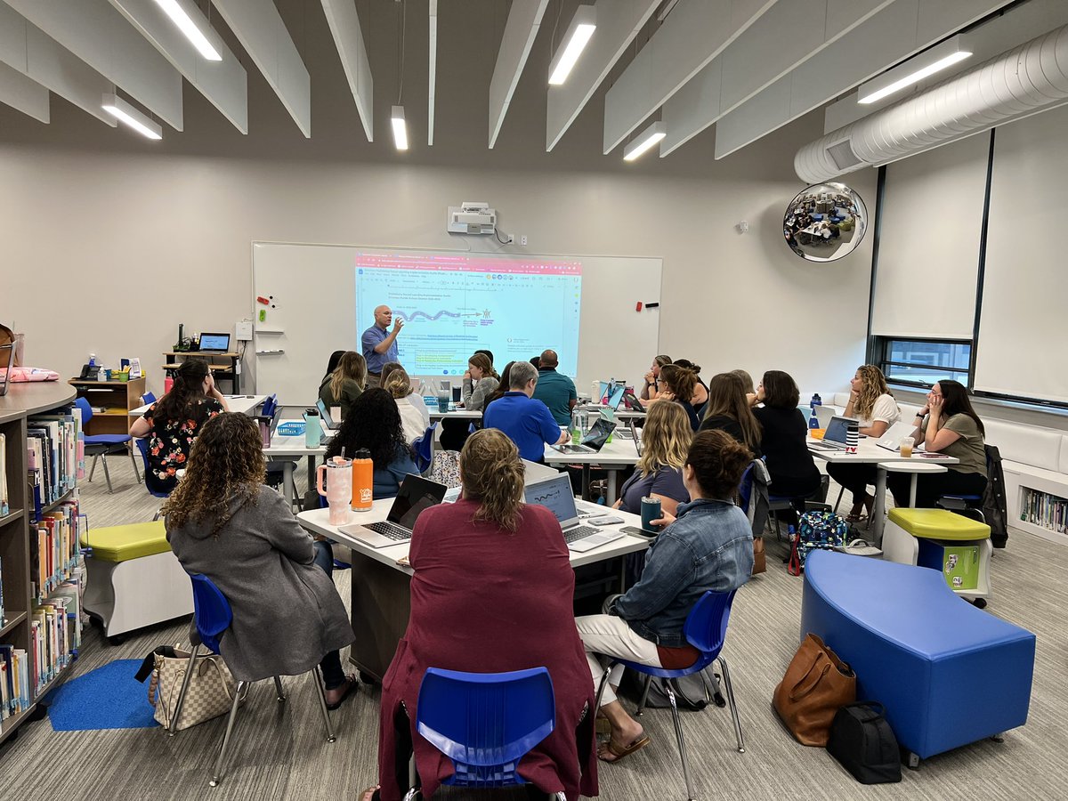 Excellent launch this morning for our 3-day Emerson Summer Institute for teachers!