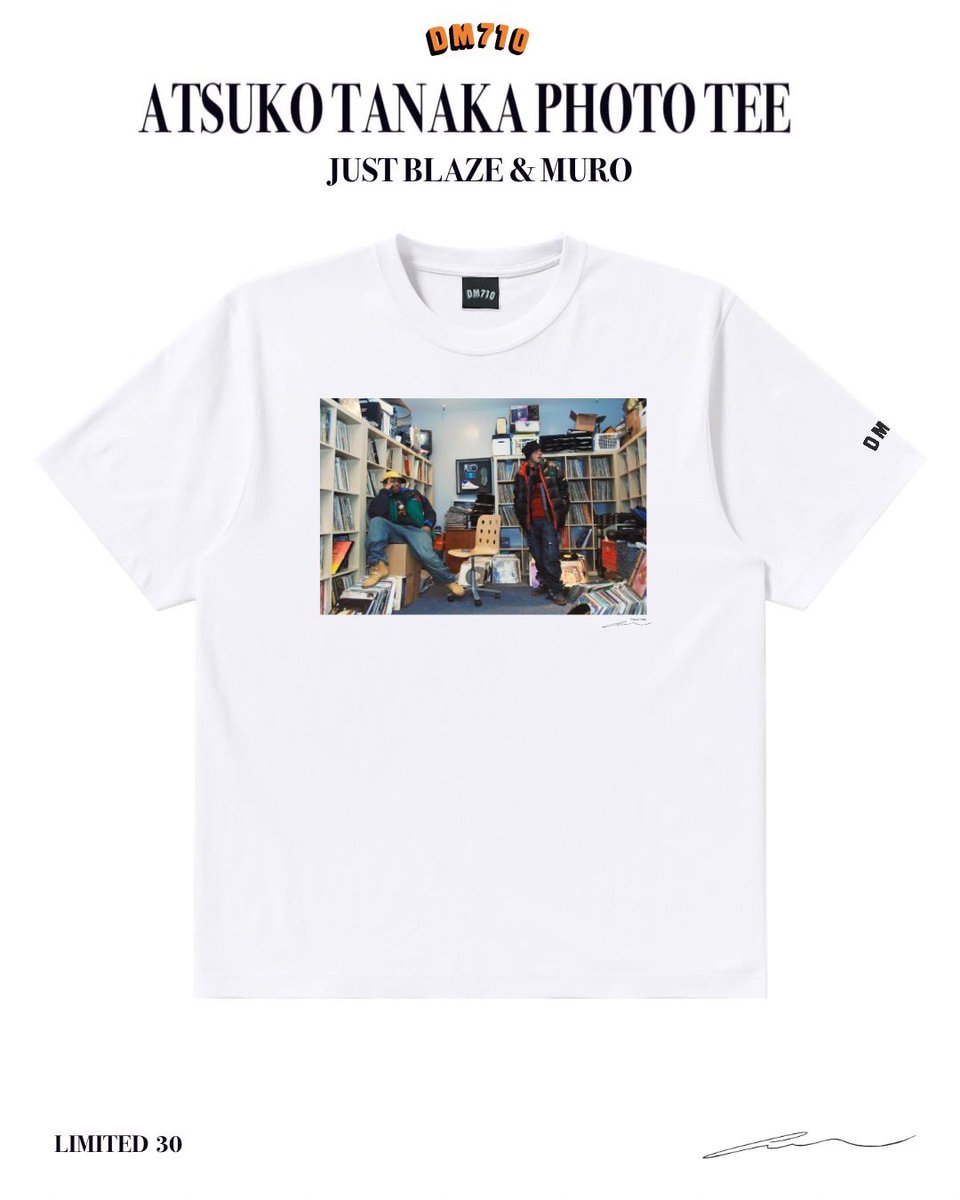 DICE0503's tweet photo. 9/2(土) のイベント当日から限定アイテムもリリースされます✅✅✅

ITEM①
ATSUKO TANAKA PHTO TEE S/S
“JUST BLAZE &amp; MURO”
LIMITED 30

ITEM②
ATSUKO TANAKA PHTO TEE S/S
“D’ANGELO”
LIMITED30

ITEM③
ATSUKO TANAKA PHTO TEE L/S
“PMS &amp; K-SOLO”
LIMITED30 https://t.co/cGgY02Mwpg