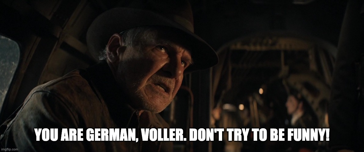 Jetzt, wo #IndianaJonesAndTheDialOfDestiny digital erschienen ist, ist endlich die Zeit gekommen für tolle Memes basierend auf richtig gut aufgelösten Screencaps des Films... #Indy5 #IndianaJones5 #IndianaJones