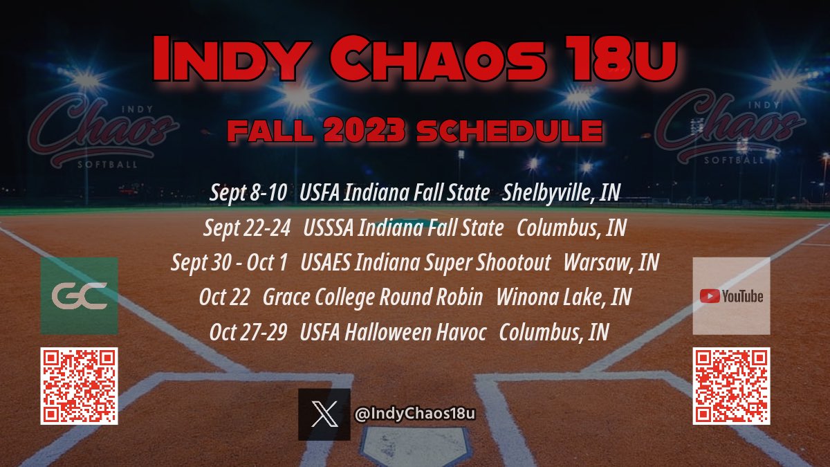 Is it game time yet? We’re ready to play this fall! <a href="/IndyChaos18u/">Indy Chaos 18u</a> <a href="/zoey21kug/">Zoey Kugelman</a> <a href="/cayla_beasley23/">Cayla Beasley</a> <a href="/kyliessturm24/">kylie sturm</a> <a href="/nataliemace07/">Natalie Mace</a> <a href="/emmahamblin05/">Emma Hamblin</a> <a href="/rileyswan34/">Riley</a>