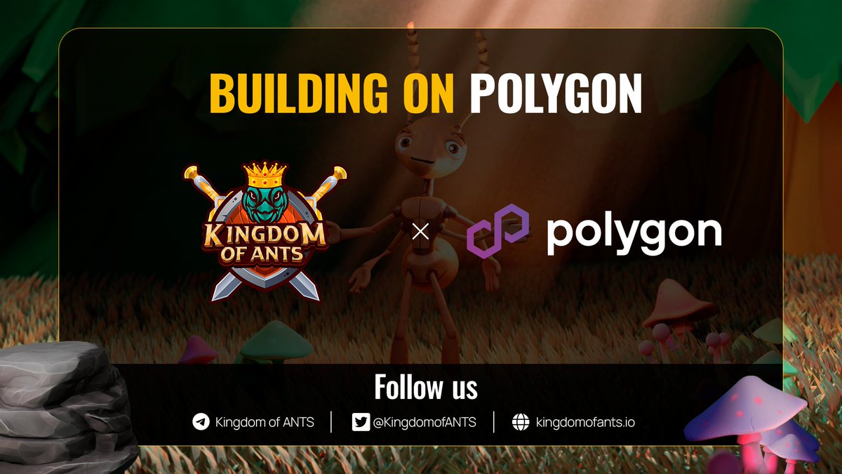 Kingdom of ANTS is building on Polygon PoS
@0xPolygonDeFi 

With Polygon's rapid transaction capabilities and low gas fees, we're not just building a platform but crafting an experience #onPolygon

Our alpha testing is LIVE on testnet!

Dive in👇
kingdomofants.io