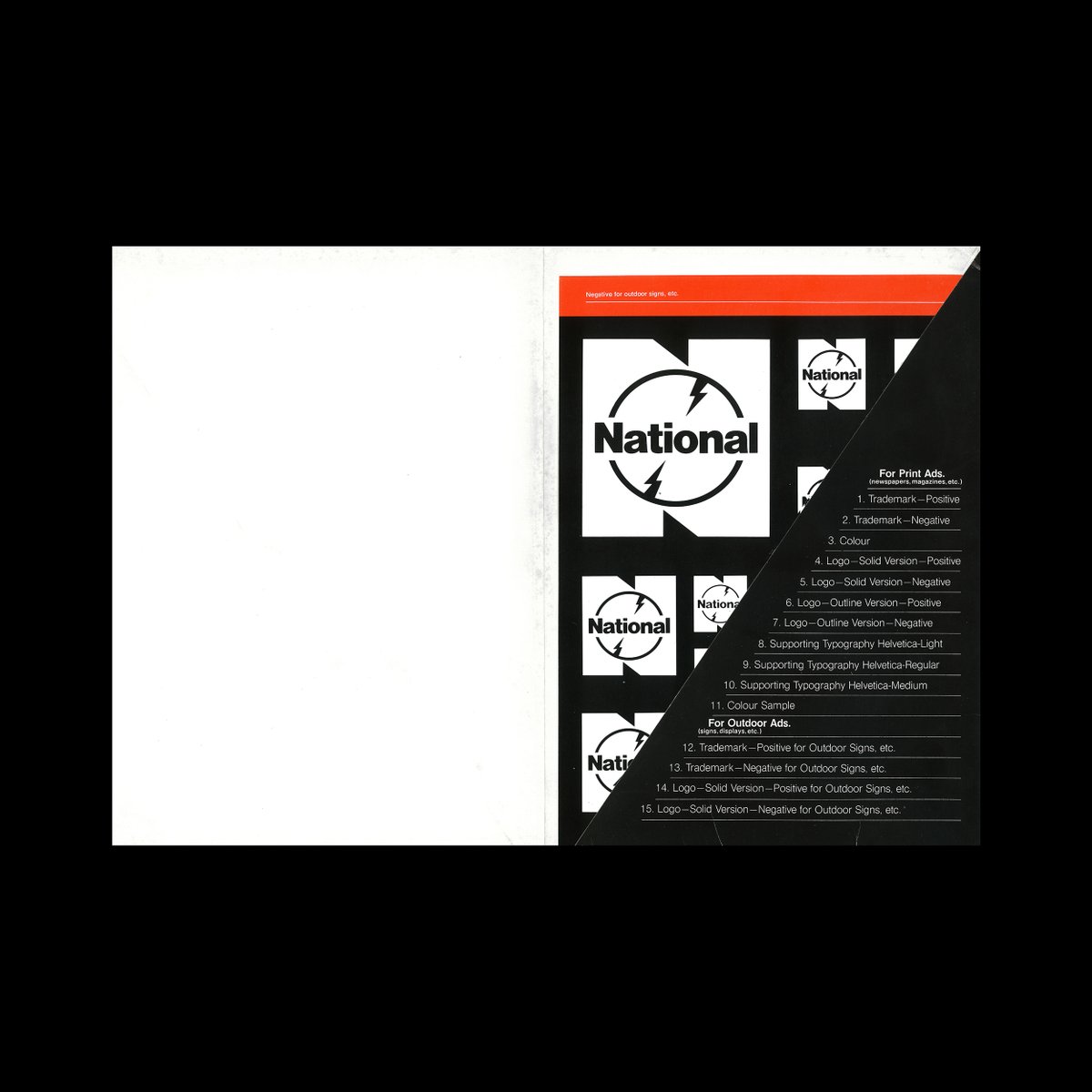 LogoArchive's tweet image. National Brand Identity Guideines, 1973

Discover this and other rare brand guidelines at 
logoarchive.shop 

#logos #panasonic #national #branding #logodesign #logoarchive