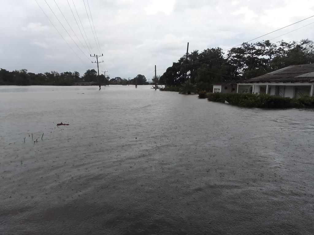 Crecida del río Cuyaguateje, la principal cuenca hidrográfica de #PinarDelRío. Las autoridades provinciales llegan hasta la zona d inundación.
<a href="/YamileRamosCord/">Yamilé Ramos Cordero</a>
<a href="/EumelinGobPinar/">Eumelín González Sánchez</a>