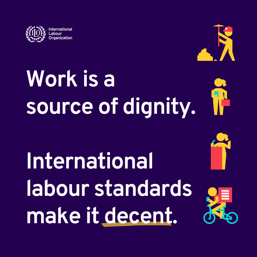 ilo's tweet photo. Together with governments, employers and workers, the @ilo is creating a more human-centred approach to the world of work. https://t.co/aOXQx2mNPx