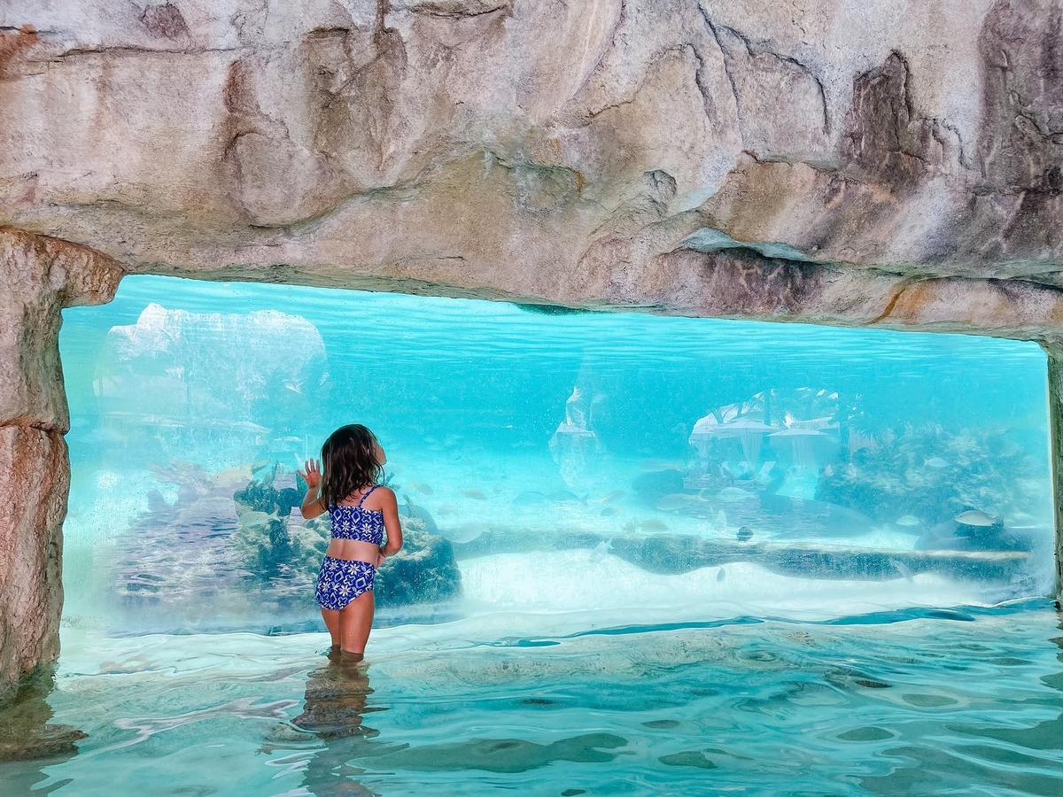 Where the sea life fulfills your sense of wonder. Make a splash at Dean’s Blue Hole Pool for an awe-inspiring take on a pool day.

📸: Instagram/merinachandra