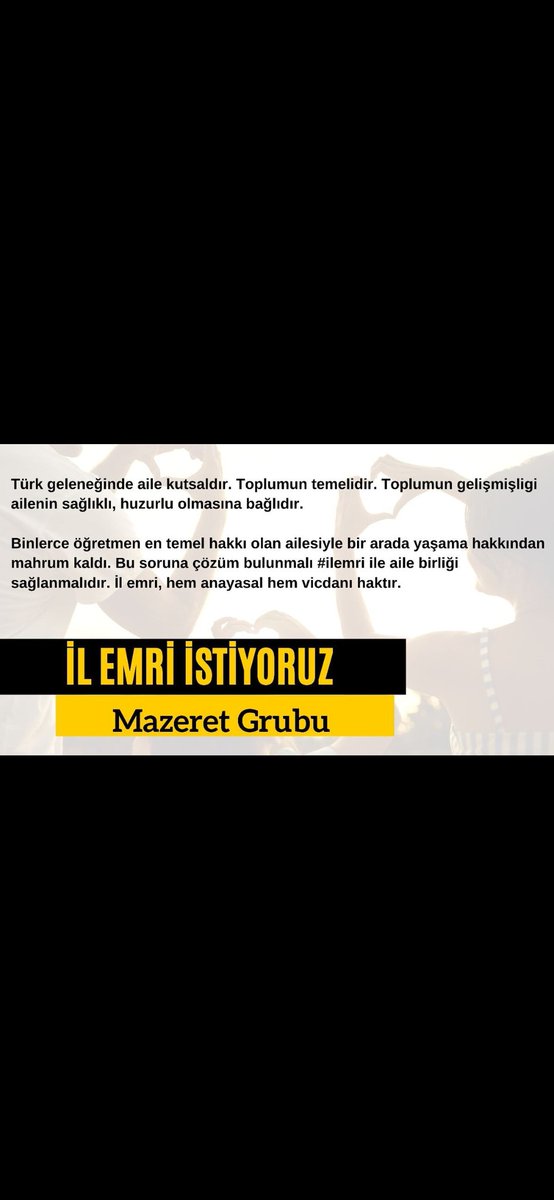 Artık oh be diyerek kafamızı yastığa rahat koymak istiyoruz. #ilemrivakti
