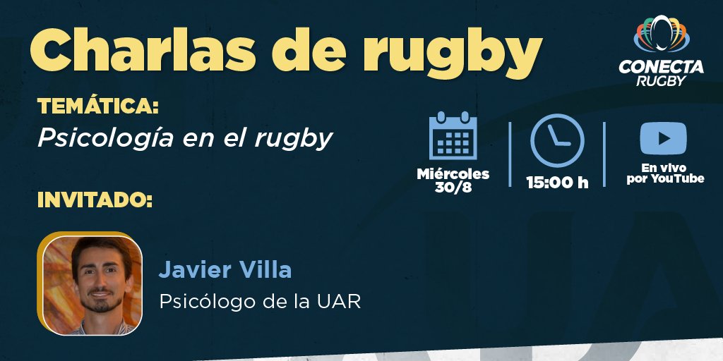 unionargentina's tweet photo. #ConectaRugby | ¡Nuevo episodio del ciclo 𝘾𝙝𝙖𝙧𝙡𝙖𝙨 𝙙𝙚 𝙍𝙪𝙜𝙗𝙮! 🏉
¡Activá el recordatorio! 👇🏼
💻 https://t.co/XSllCLkcWy
#LaUniónDeTodos https://t.co/wGhHc9F93k