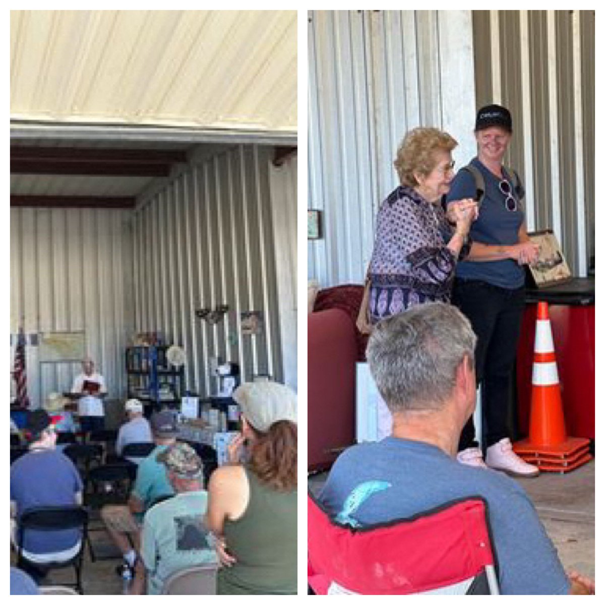 1800wxbrief's tweet image. French Valley @EAA Chapter Presentation: Highlights include scenes from a Flight Service @LeidosInc WX safety talk and a celebration of #womeninaviation as chapter members honor a fellow pilot whose flying career spans 75 years. 👏🏻 #avgeeks #flightservice