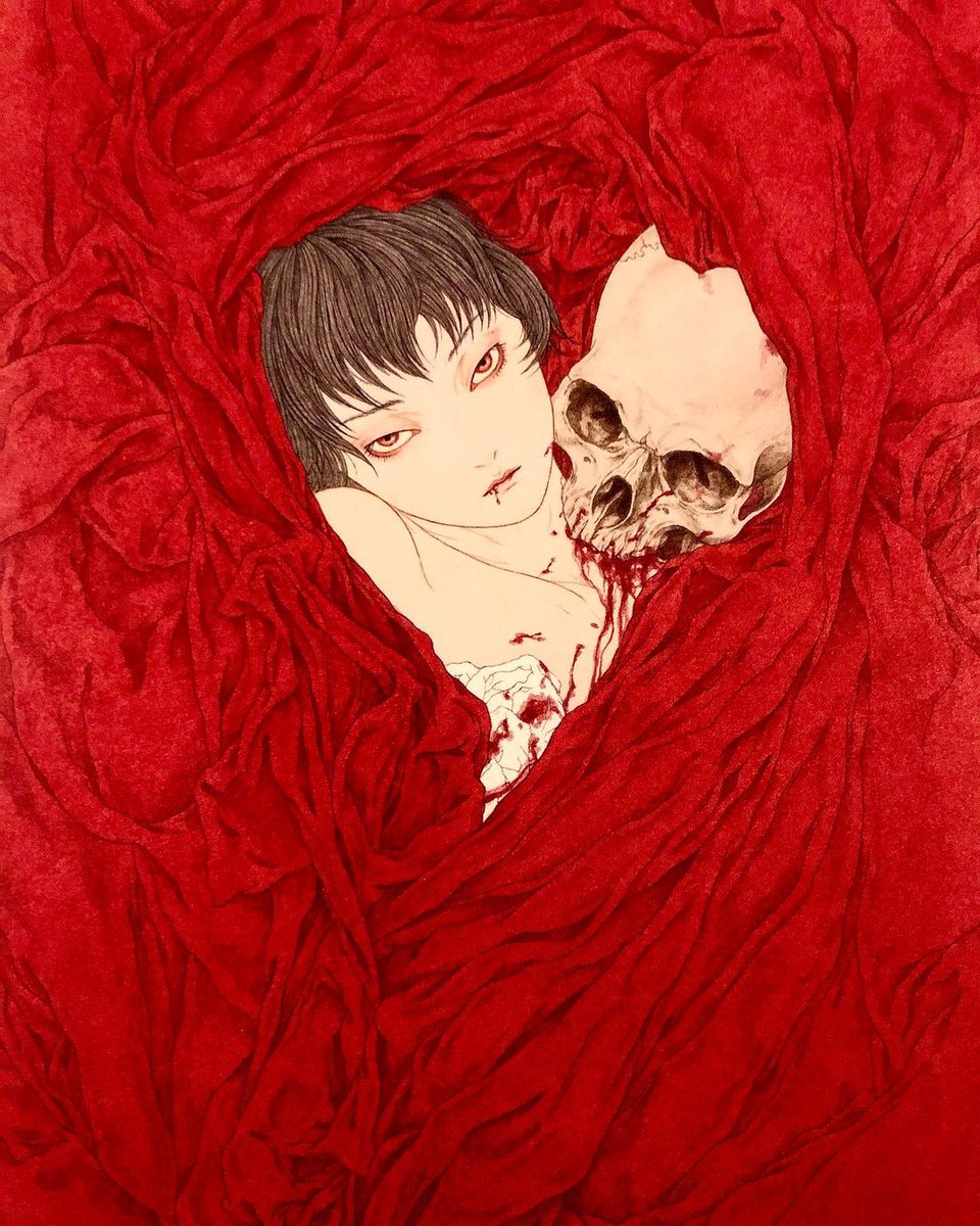 solisolsoli's tweet photo. Red Sheets by Takato Yamamoto https://t.co/gfqOyFULCZ