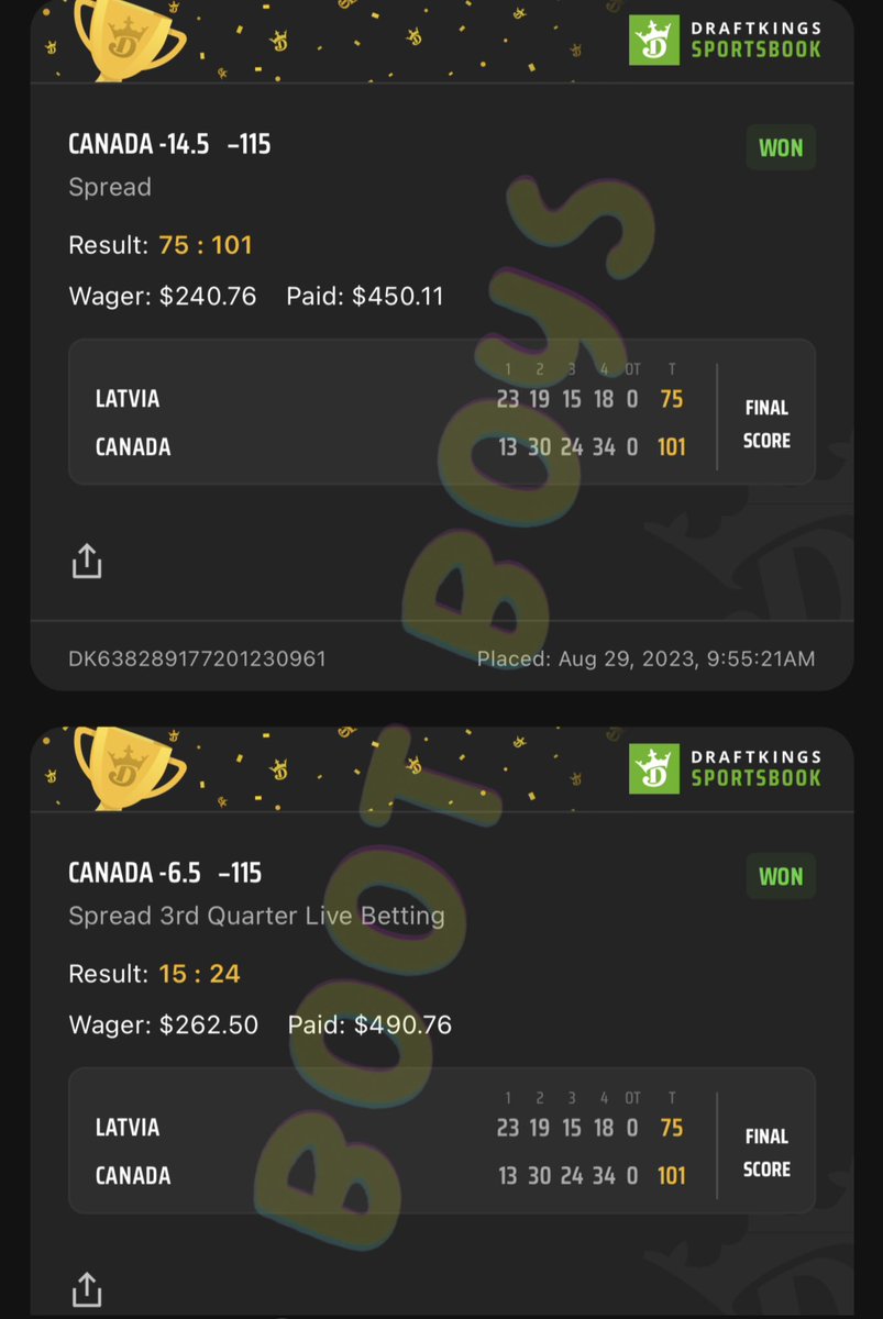 bootboyspicks's tweet image. Straight bets + Builder Parlay ✅✅