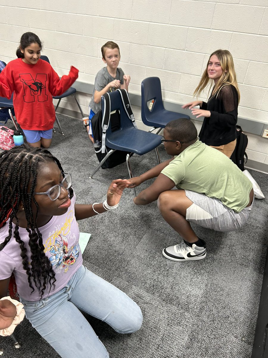 “A Bugs Life” Day 1 Activity in 6th Grade Theatre! #SGCInspires #MMSInspires <a href="/counselor_mms/">Mrs. Curry</a> <a href="/melissaisd/">Melissa ISD</a>