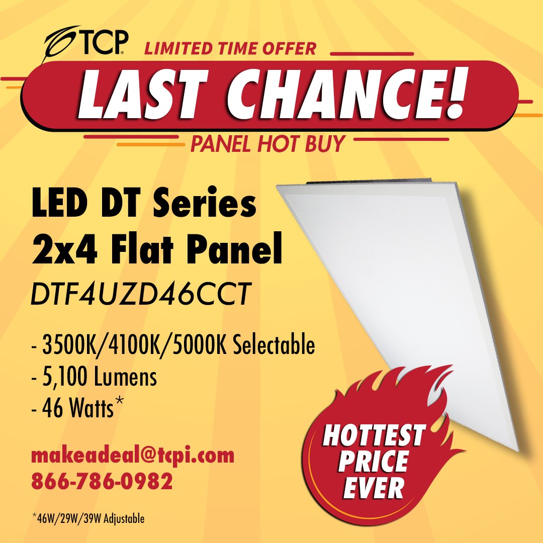 TCPLighting's tweet image. Only FOUR more days to soak up this sizzling sale! 🔥 Don&apos;t miss out - contact us today.