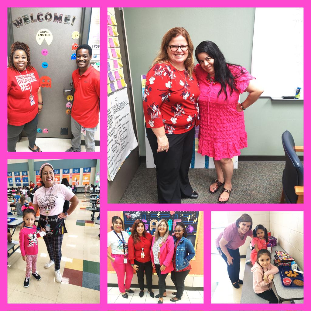 Touch a HEART ❤️ Tuesday

Our HRE leaders and students represented kindness by wearing RED ♥️ OR PINK 🩷

#CHOOSETOCARE #knowyourIMPACT 
<a href="/FortBendISD/">Fort Bend ISD</a>