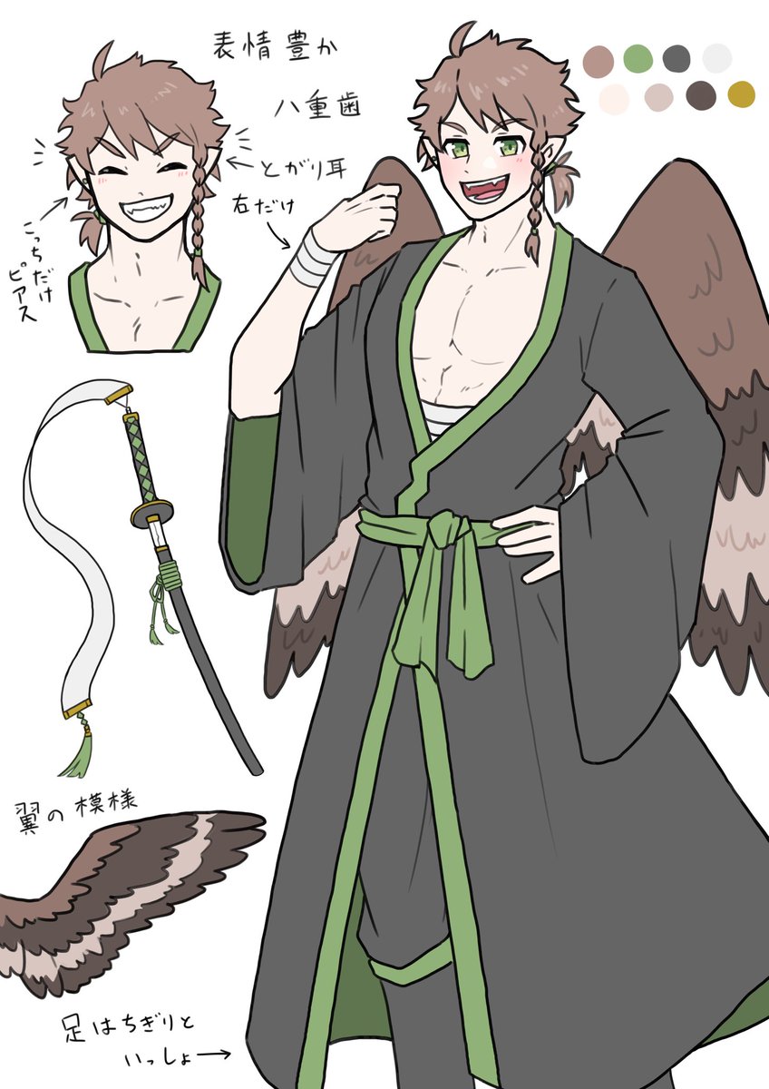 Hato_poppoS's tweet photo. 別のとこで描いてた子
契 苦労と日滅 太陽
#HOWLES https://t.co/8aWyQuUZj5
