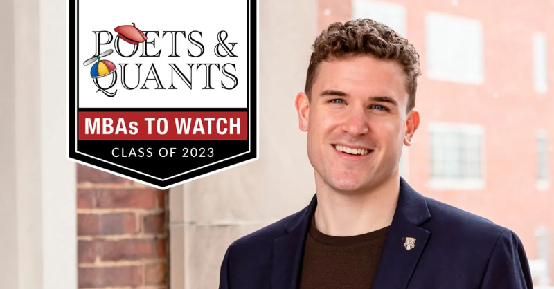 SimonSchool's tweet photo. Exciting News! #URSimon MBA candidate, Alec Dietsch '23S (MBA), has been recognized on @PoetsAndQuants' "MBAs To Watch: Class Of 2023" list. Congratulations, Alec! 🎉 #mba #consulting #SimonProud