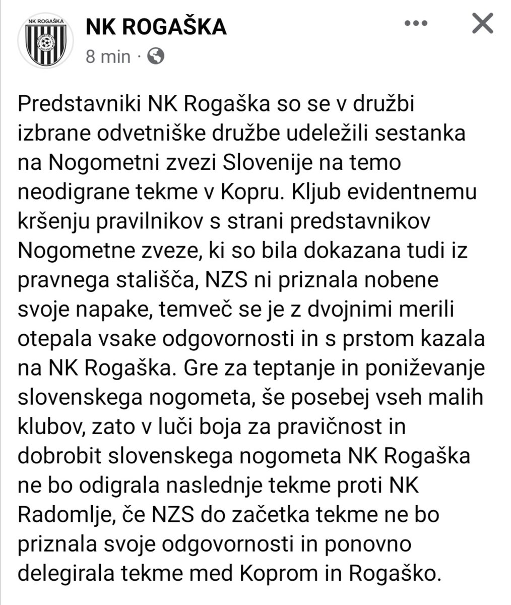 vanfranco's tweet photo. 1. liga. @nzs_si #Rogaska https://t.co/8nuA4JhKNW