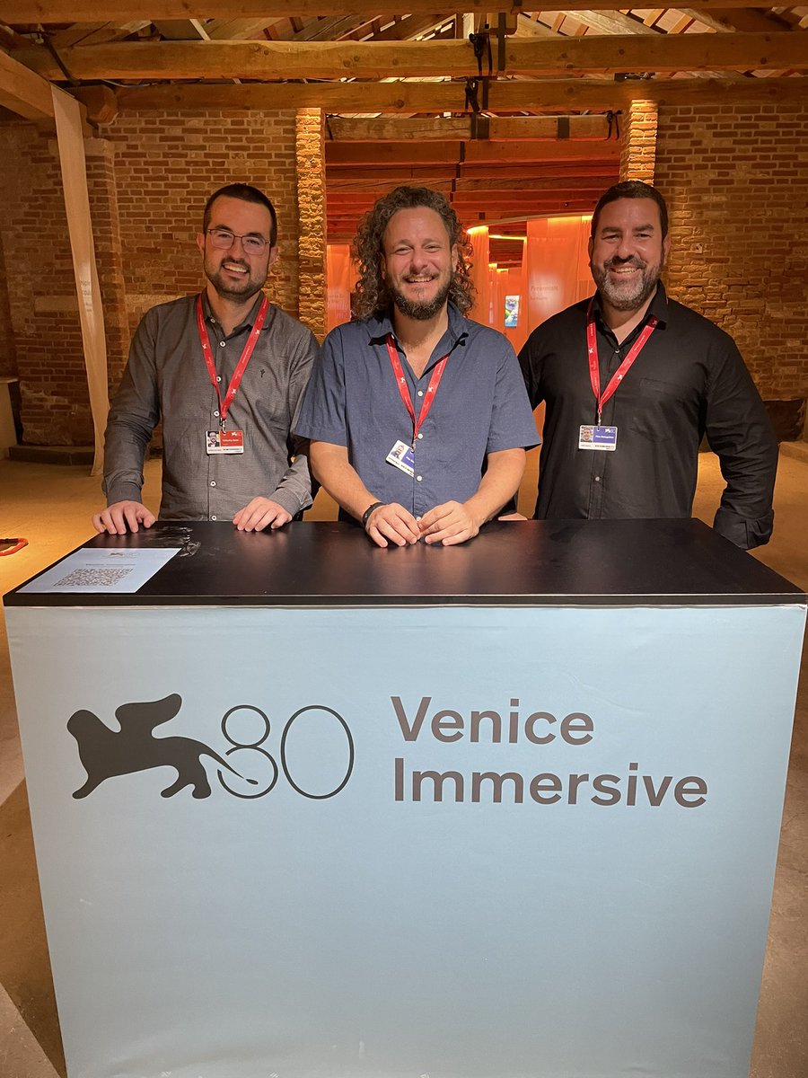 ideographbr's tweet photo. Team IDEOgraph in #Venezia80 at “Finally Me” World Premiere 🤩

@eduardocalvet @MarcioSal_art @felipehaurelhuk #venicefilmfestival #veniceimmersive #venicebiennale https://t.co/G8T7SsjbP7