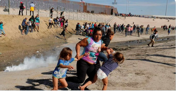 ANOTHER TRUMP PROUDEST MOMENT REMEMBERED
Tear gassing mom's and kids on our southern border
(From the 2018 Bombshell archive) <a href="/DHSgov/">Homeland Security</a> 
politicususa.com/2018/11/25/tru…