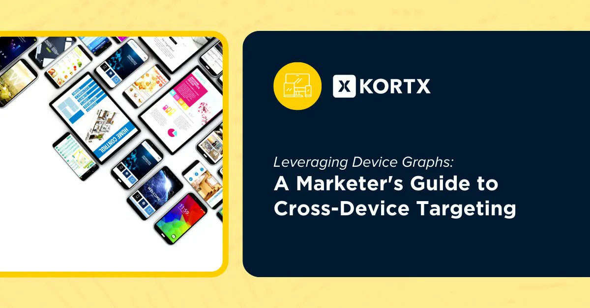 KORTXIO's tweet image. Don&apos;t lose out on potential customers by missing a single device. Most homes have up to 10 devices! 📱 ➡️ buff.ly/3QUWPL7 

#devicegraph #crossdevicetargeting #digitalmarketing