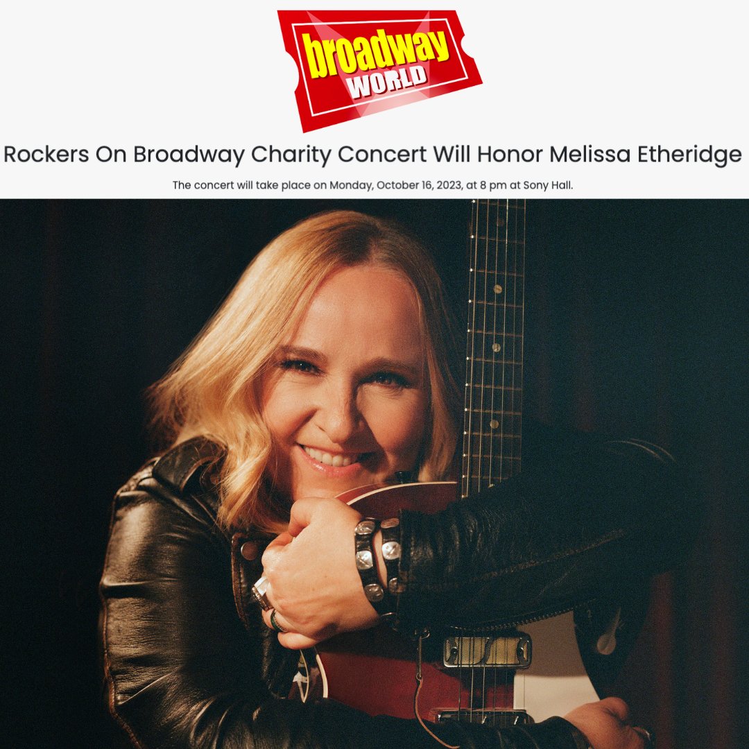 metheridge's tweet photo. It's been a dream of mine to share my music on Broadway -- Now, I have the privilege to be honored at the @RockersOnBroadway 30th Anniversary Benefit Concert this fall 🎭💜 See you at Sony Hall October 16th! #RockersOnBroadway #TeamME #ThePathFund @playbill @broadwayworld https://t.co/WMoLPYiPLG