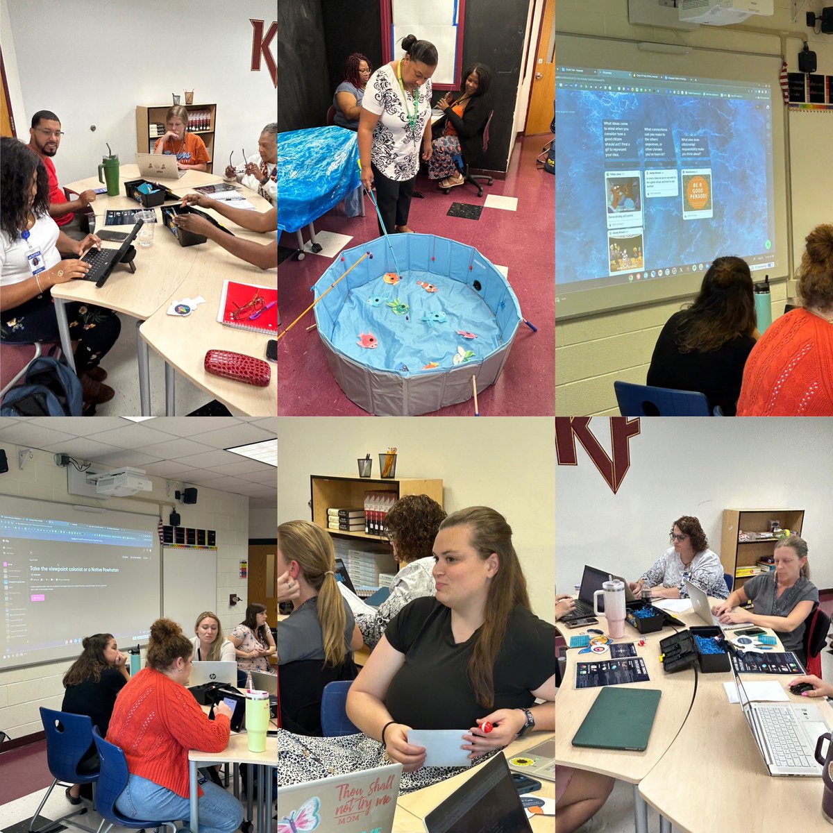 Sabrina_Hayes20's tweet photo. Elementary teachers went fishing today at Destination Discovery! Thanks for joining us for our Chopped competition and sharing all of your great ideas! @stace208_ITRT #SPSCreatesAchievers #choppededu #IntentionalTech #EduTechCoach https://t.co/RlJZEbQcYB