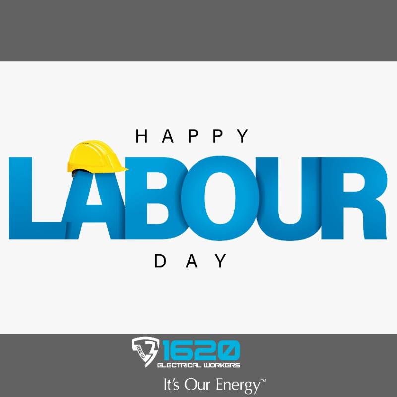 Safe & happy Labour Day weekend wishes to all! Especially to our 1620 Brothers & Sisters-past & present! 
From field to field, and desk to desk, your hard work is what makes our Union the best! THANK YOU for all that you do! 
#labourday2023 #hardworkanddedication #ItsOurEnergy