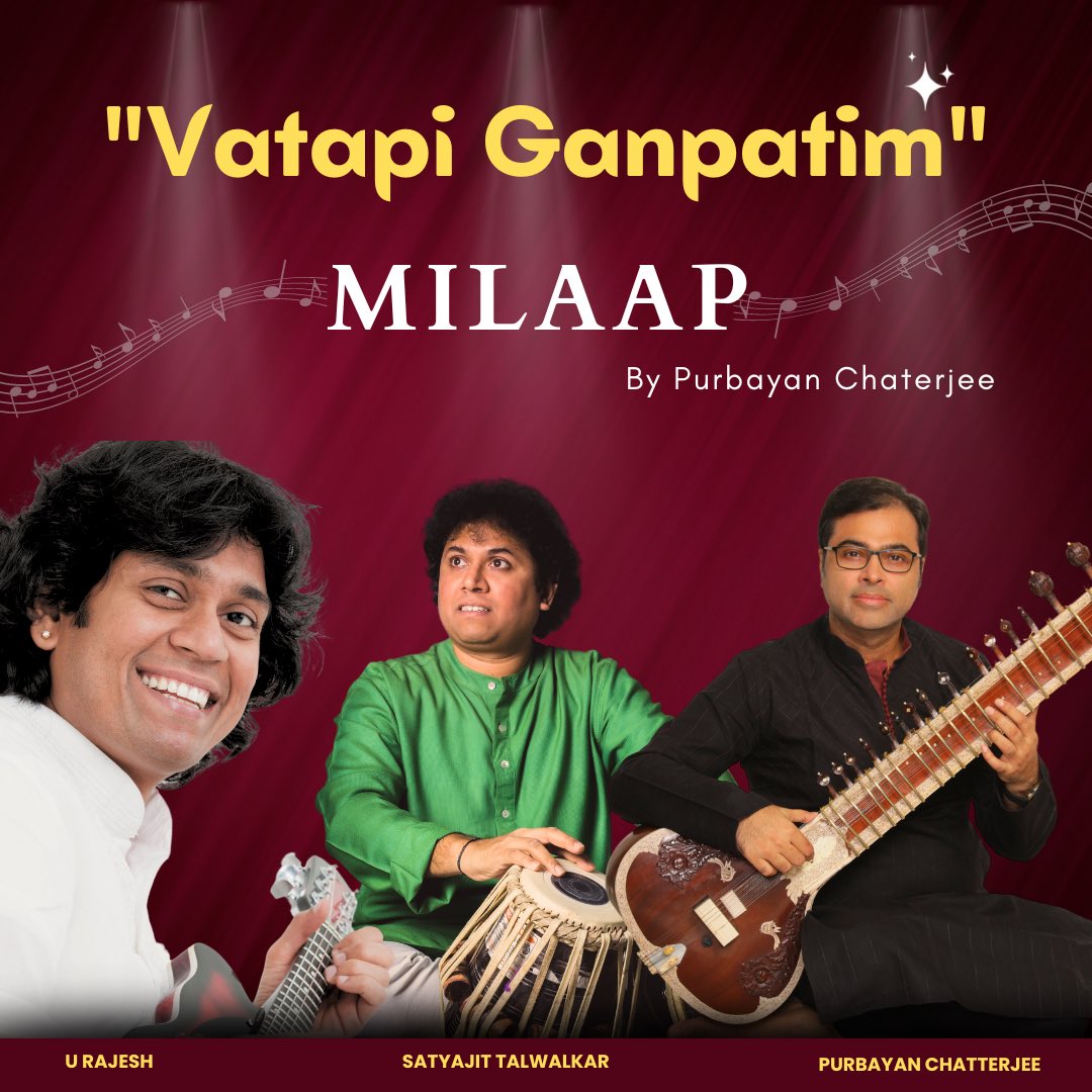 Riddhidmodi's tweet photo. Vatapi Ganpatim is out now on all audio platforms ๐ซ
@stringstruck #SatyajitTalwalkar #URajesh #latestsingle #audio #ott https://t.co/fjK2ExshRv